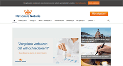 Desktop Screenshot of nationalenotaris.nl
